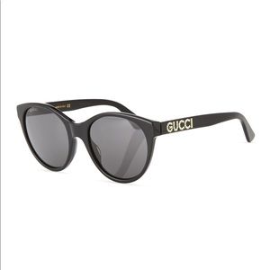 Gucci cat eye diamond logo sunglasses